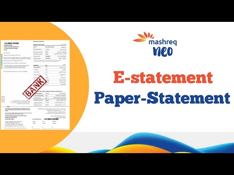 How to Get Mashreq Neo Bank Statement