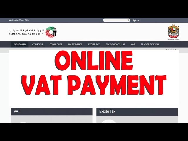 How to Pay Tax in Uae Online