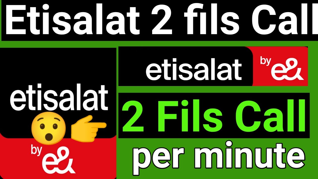 Etisalat 2 Fils Per Minute Call Package