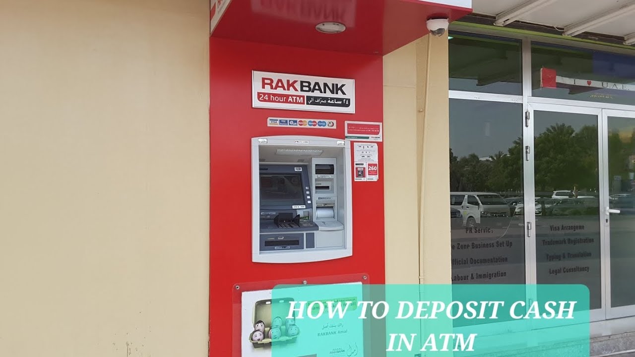 How to Deposit Cash in Rakbank Atm