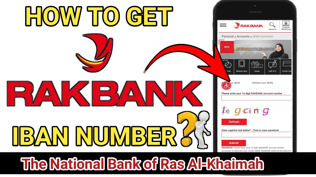 How to Get Iban Number of Rak Bank