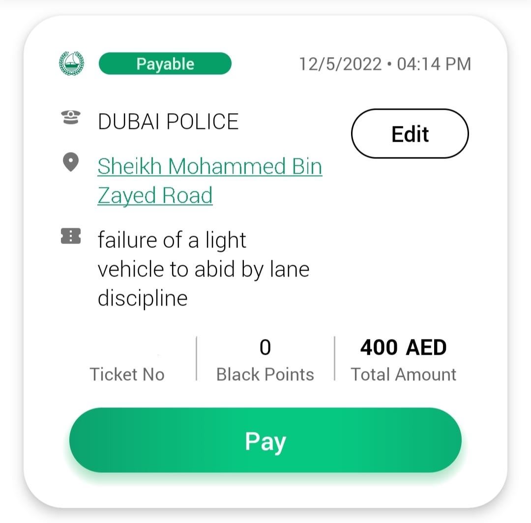 How to Pay Dubai Police Fines