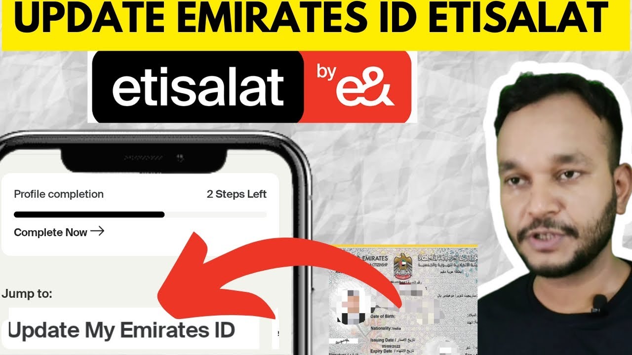 How to Update Emirates Id in Etisalat