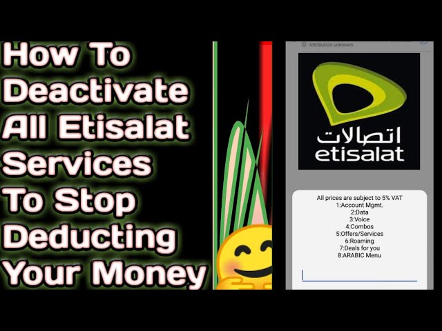 Why Etisalat Deducting Money