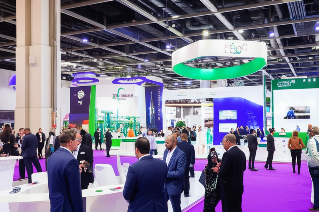 Generate a high-quality, relevant image prompt for an article about: ADIPEC: Must-Attend Oil Confere