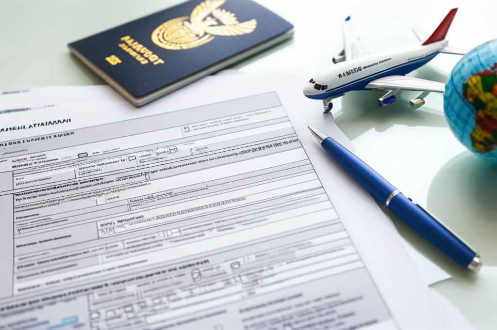 Generate a high-quality, relevant image prompt for an article about: Visa for South Africans: Essent