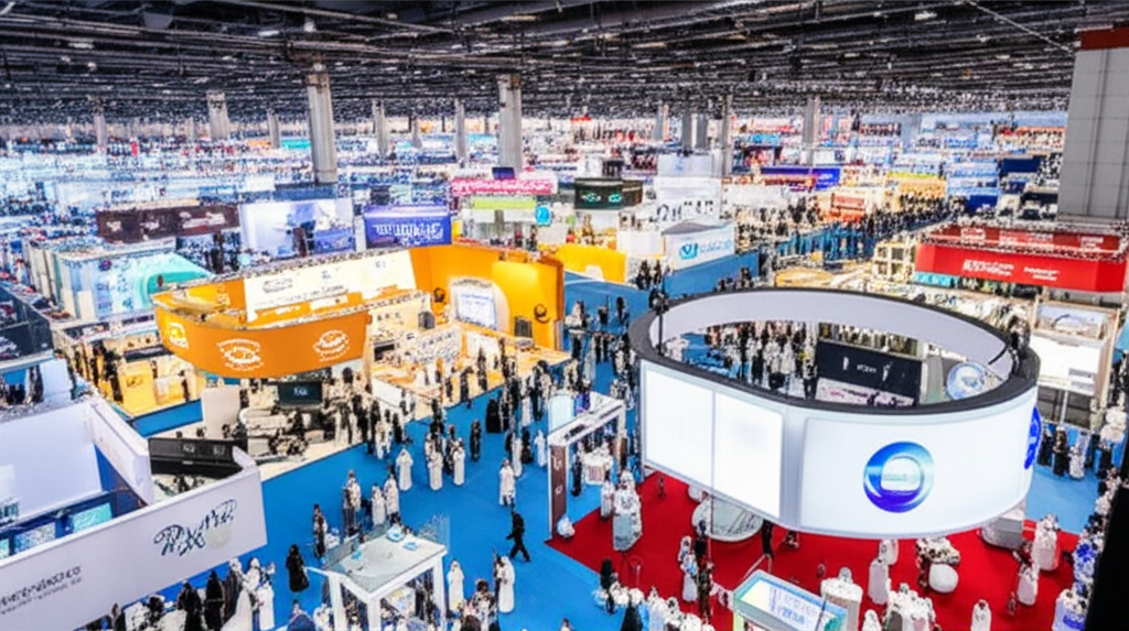 Generate a high-quality, relevant image prompt for an article about: ADIPEC: Exclusive Insights from
