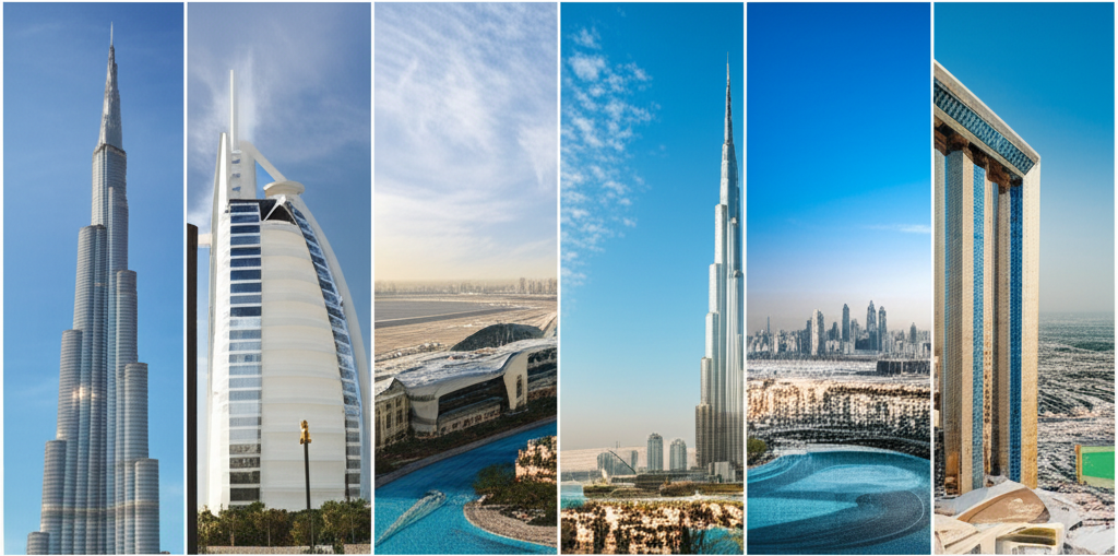 Generate a high-quality, relevant image prompt for an article about: Dubai Places To Visit: Top Unfo