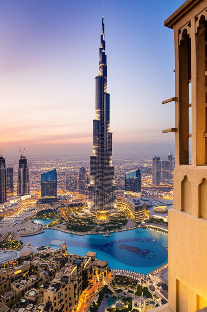 Generate a high-quality, relevant image prompt for an article about: Dubai Places To Visit: Top Unfo